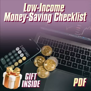 Low-Income Money-Saving Checklist | How to Save Money with Low Income Fast | Printable Budget Guide & Financial Tips for Quick Savings