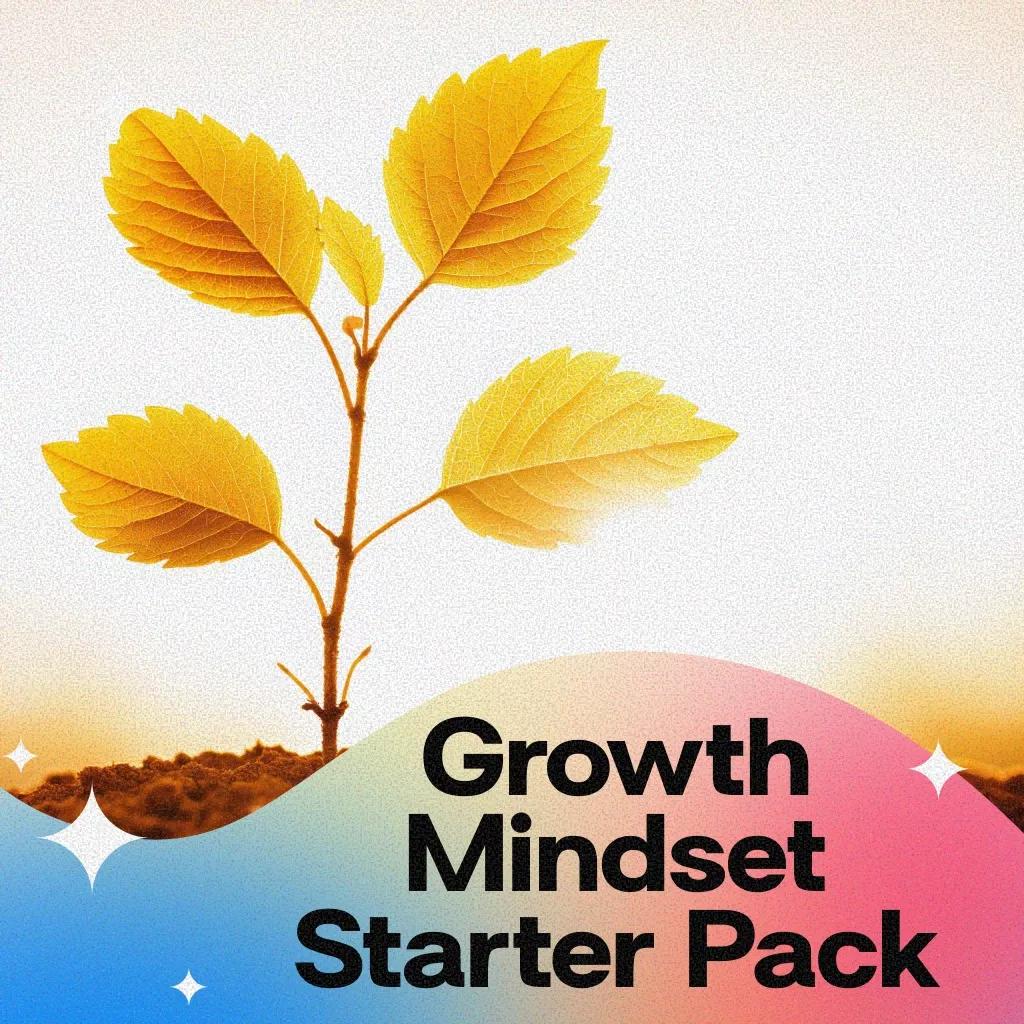 Growth Mindset Starter Pack Printable Checklist Self Development