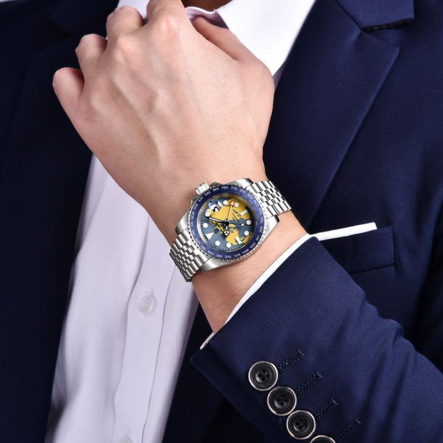Luxury Automatic Mechanical Dive Watch with Sapphire Crystal & Luminous Dial - Image 5