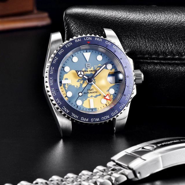 Luxury Automatic Mechanical Dive Watch with Sapphire Crystal & Luminous Dial - Image 2