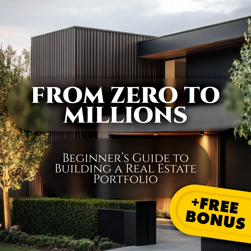 From Zero to Millions: A Beginner’s Guide to Building a Real Estate Portfolio That Pays for Life | How To Build A Real Estate Portfolio That Is Worth Millions For Beginners | eBook, Real Estate Investing Guide, Digital Download