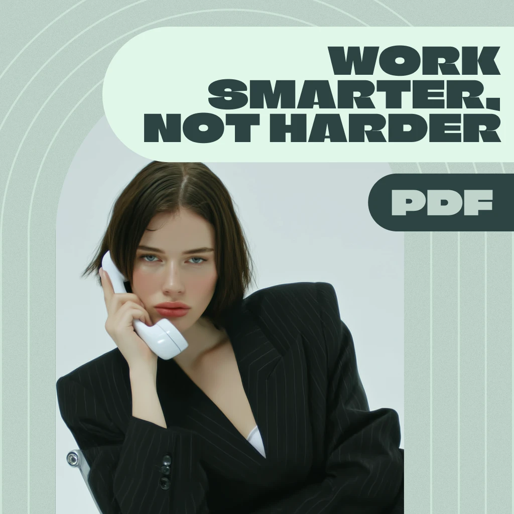 Work Smarter, Not Harder: The Practical Guide to Becoming More Efficient at Work | Productivity eBook | How to Become More Efficient at Work | Digital Download