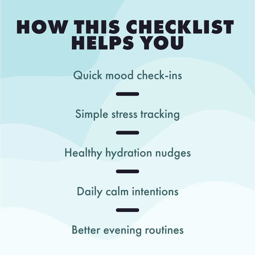AI-Powered Daily Calm Tracker | Digital Checklist for Stress Relief, Mindfulness, and Productivity | Guided eBook & Printable Wellness Tool - Image 4