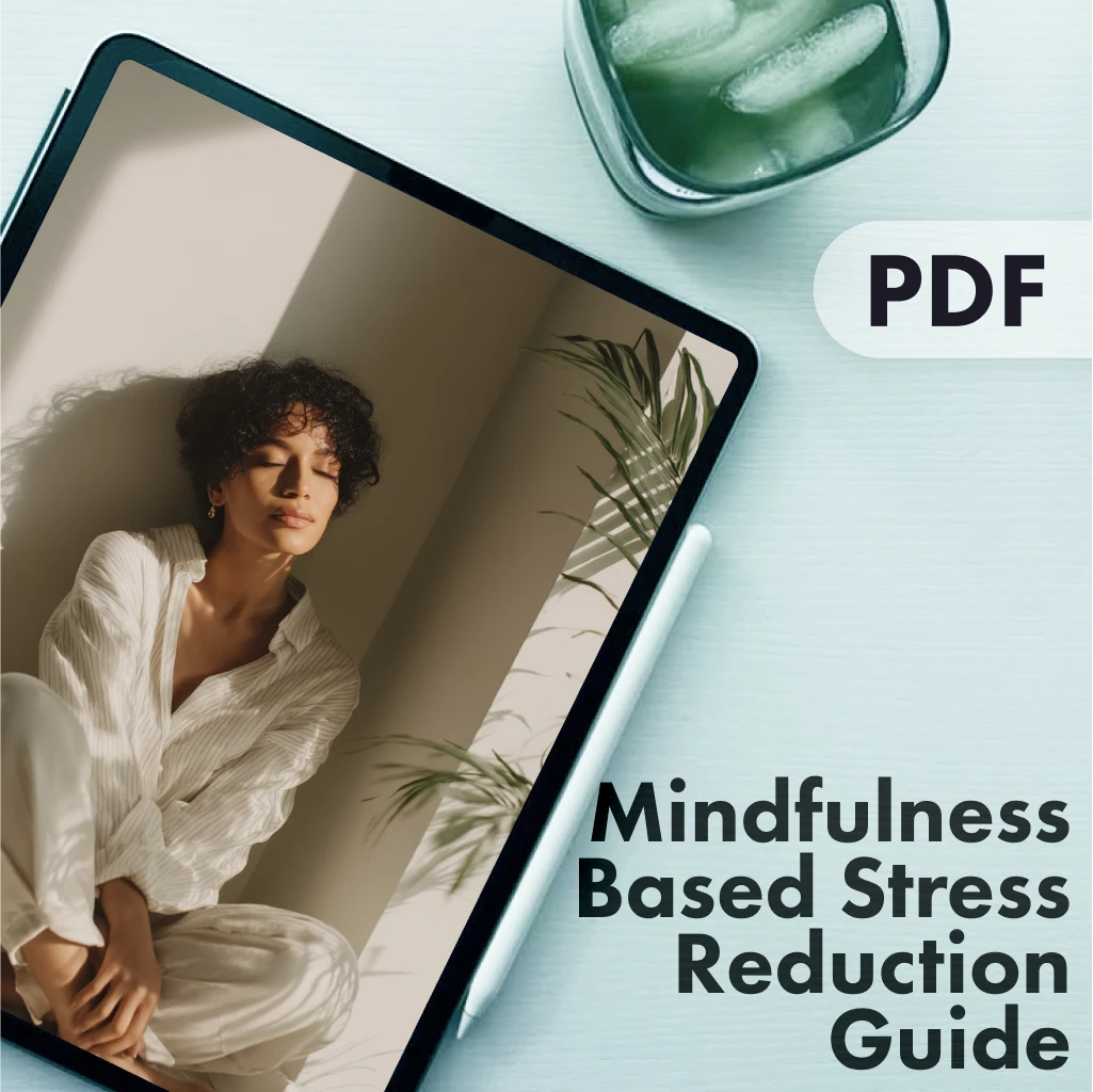 Mindfulness Based Stress Reduction Guide | Digital Download for Stress Relief, Meditation, and Everyday Mindful Living | eBook & Checklist for Calm and Clarity