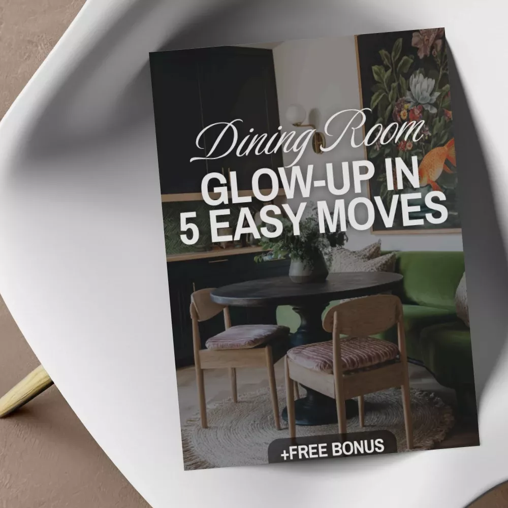 Dining Room Glow-Up in 5 Easy Moves – Printable Home Decor Checklist ...