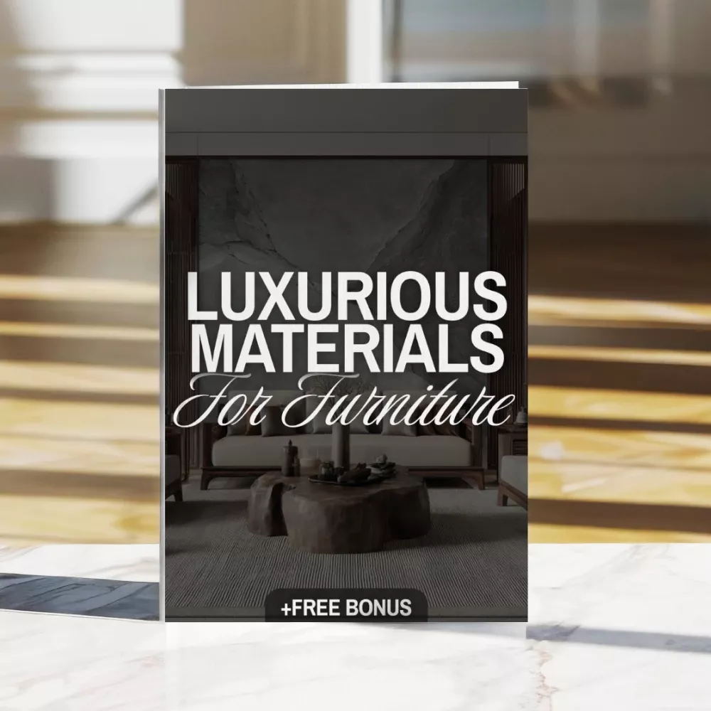 Luxurious Materials for Furniture Checklist | Interior Design Guide | High-End Home Decor Digital Download
