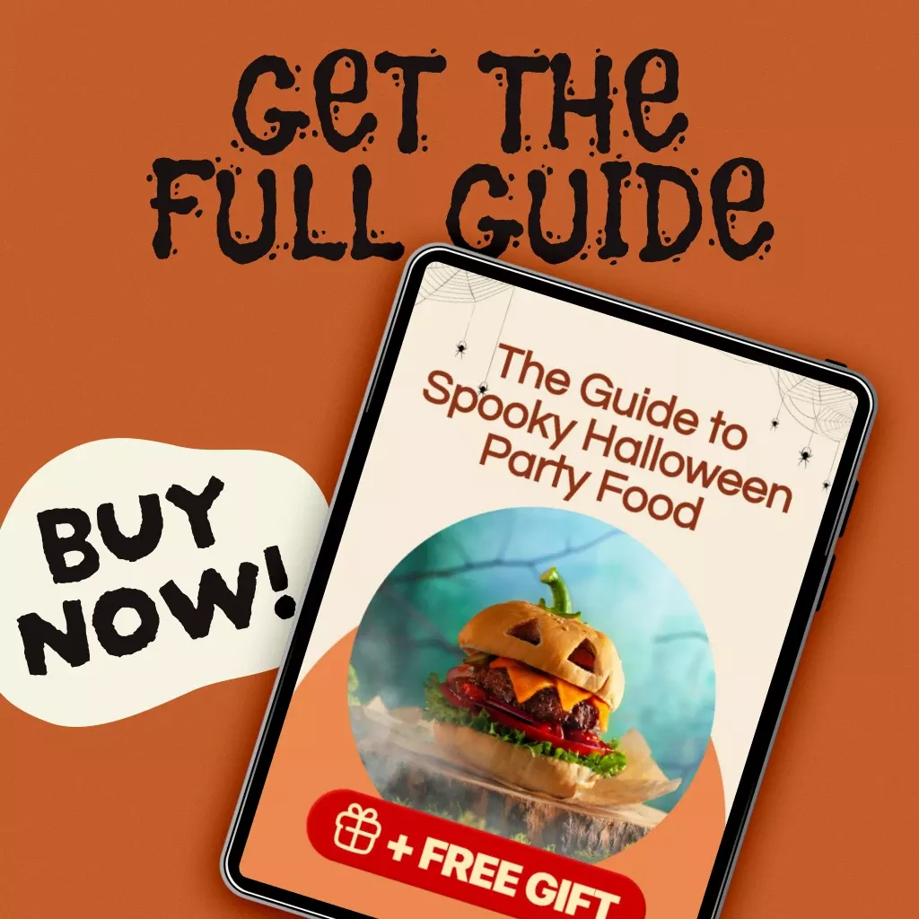 The Guide to Spooky Halloween Party Food | Digital Download eBook | Creepy Appetizers, Desserts & Party Ideas