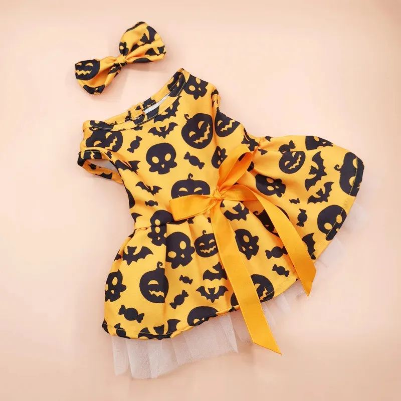 Halloween Pumpkin Dog & Cat Tutu Dress – Cute Pet Princess Costume - Image 5