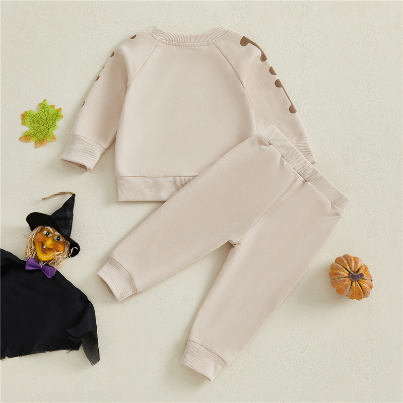 Adorable Pumpkin Embroidered Romper for Baby Girls - Perfect for Halloween - Image 2