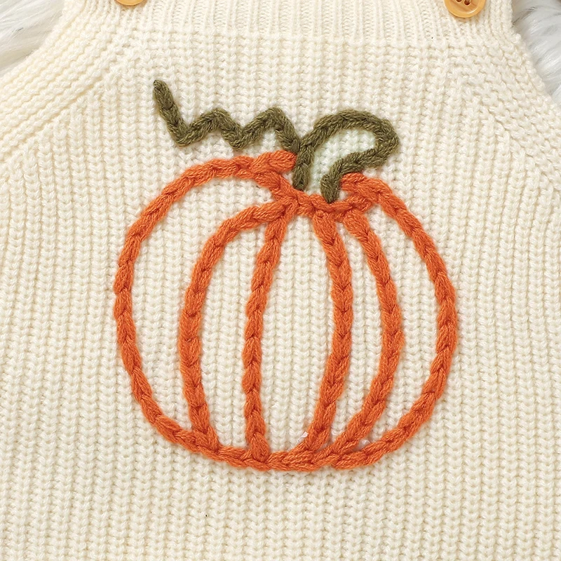 Halloween Pumpkin Baby Bodysuit for Newborn Boys & Girls (0-18M) - Image 5