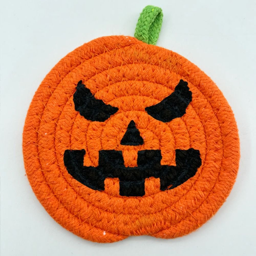 Halloween Pumpkin Coasters Set - Image 7