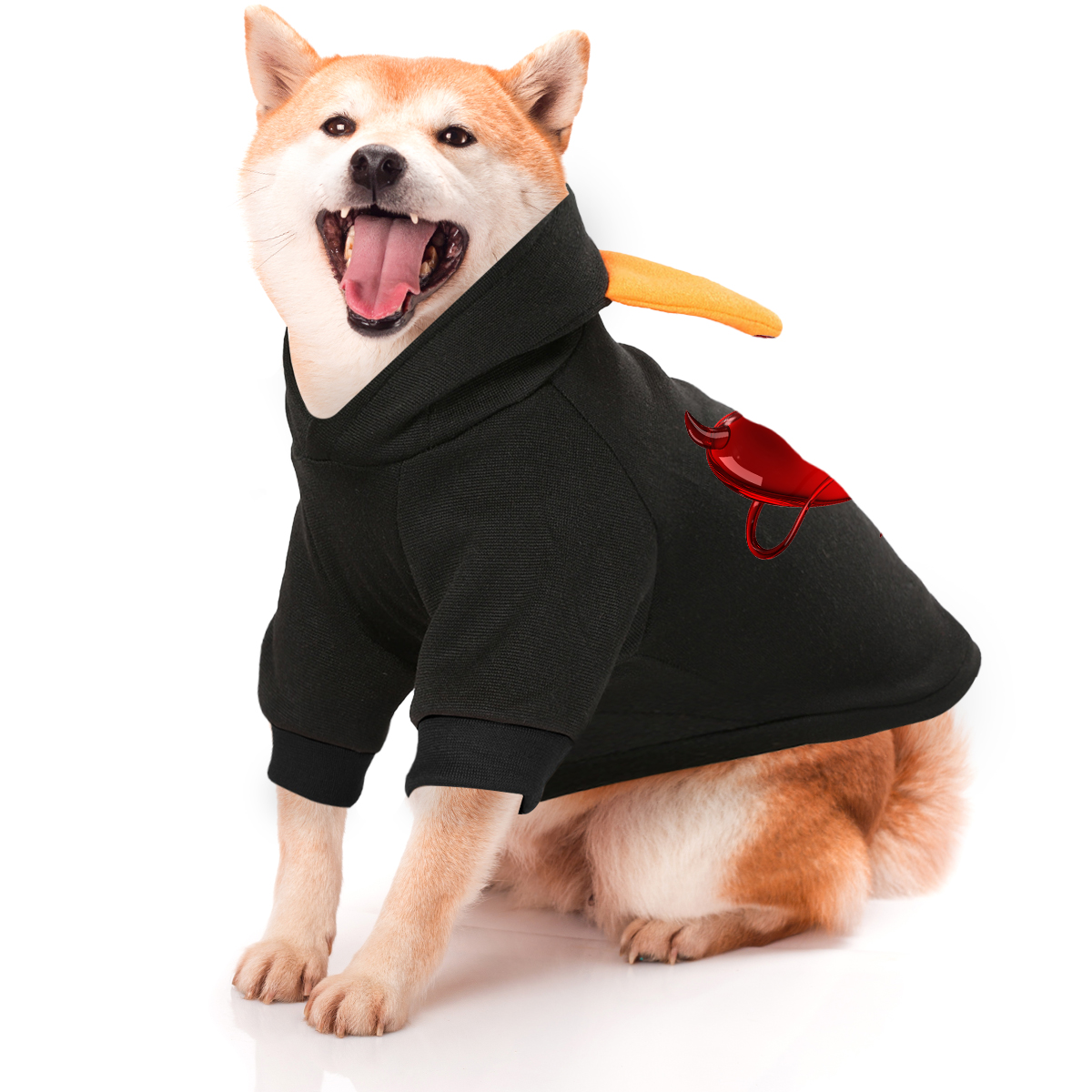 Cute Cartoon Print Pet Hoodie - Fun Halloween Costume for Dogs and Cats - Image 2