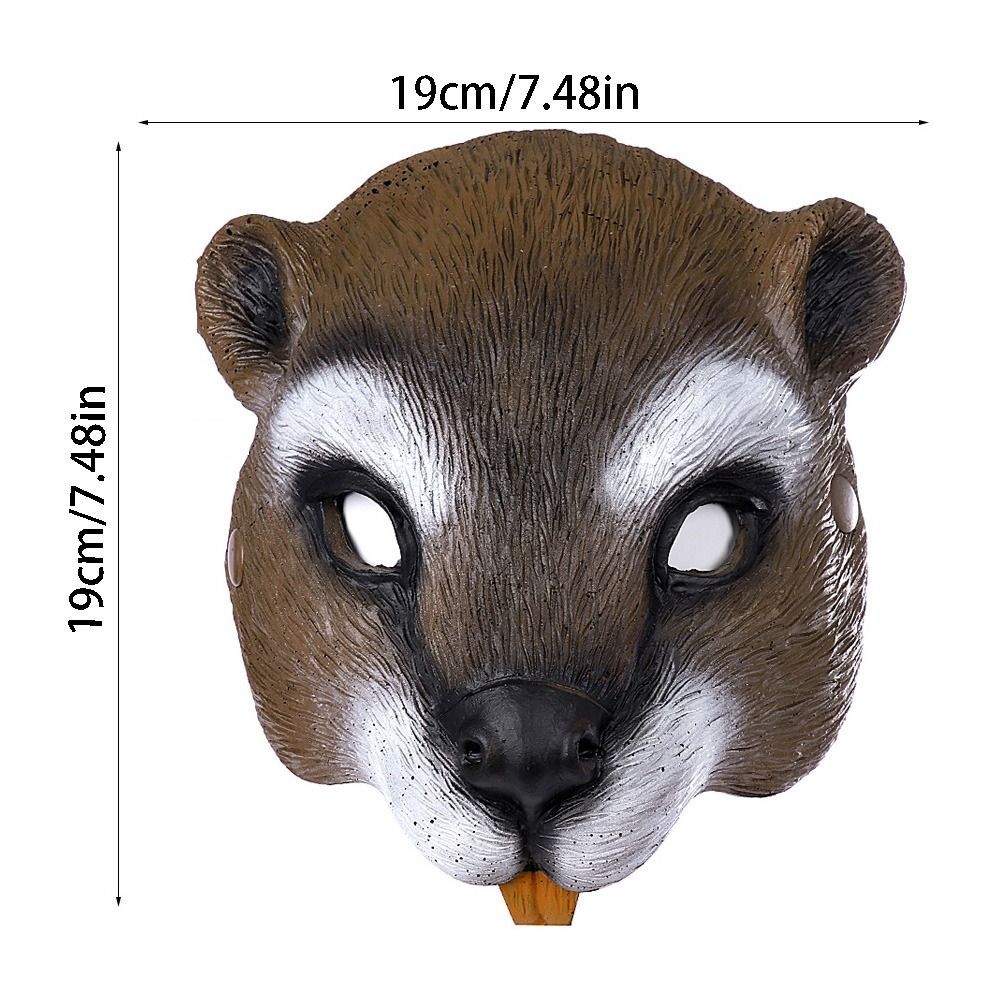 Realistic 3D Halloween Squirrel Mask - Image 6