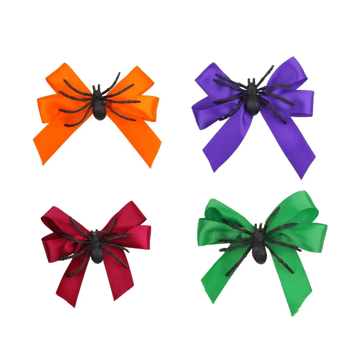 Halloween Spider Bowknot Hairpin for Girls – Trick or Treat Bat Headwear - Image 5