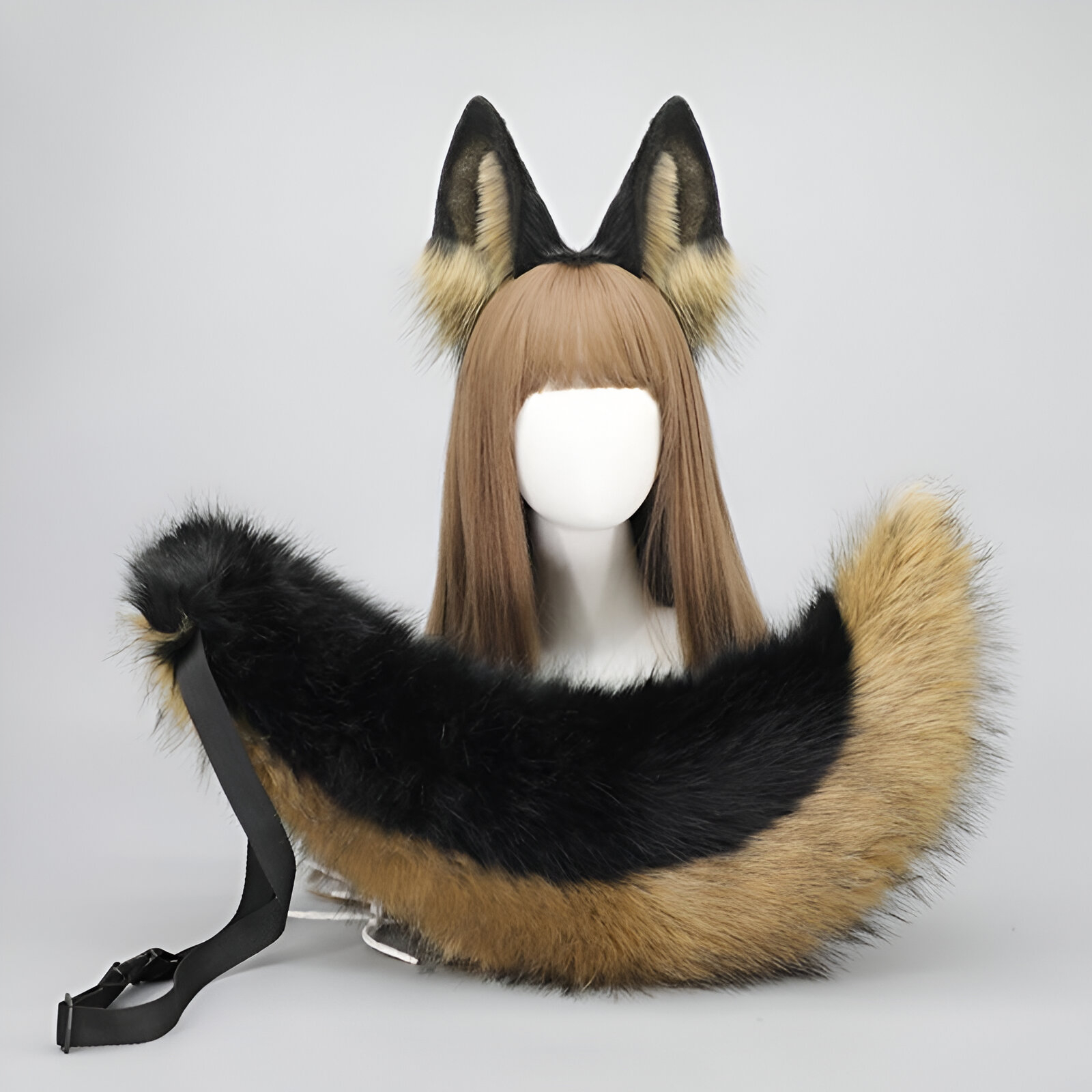 Animal Cosplay Costume Set with Ears and Tail for Halloween & Parties - Image 2