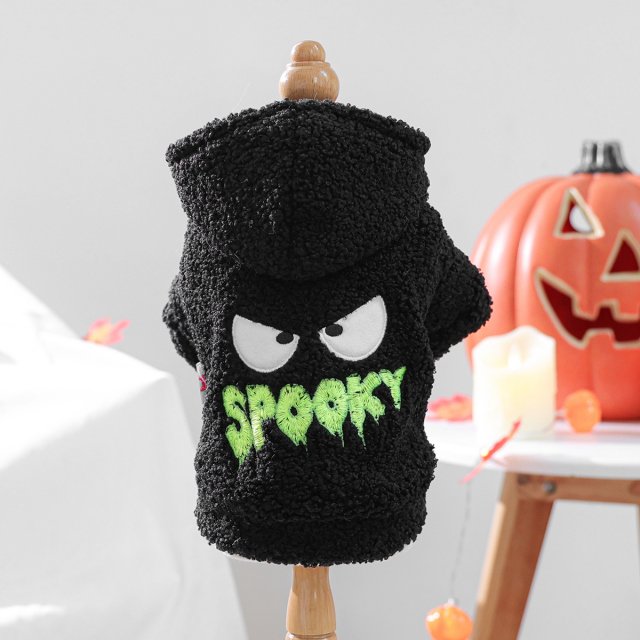 Little Ghost Pet Hoodie – Warm Fleece Sweater for Dogs & Cats