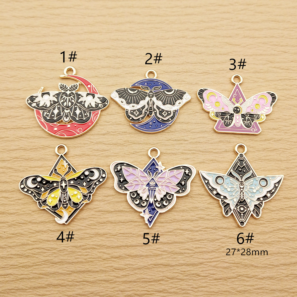 10pcs Gold Butterfly Charms for DIY Jewelry Making - Image 5