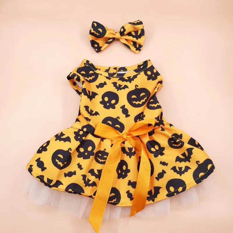 Halloween Pumpkin Dog & Cat Tutu Dress – Cute Pet Princess Costume - Image 6