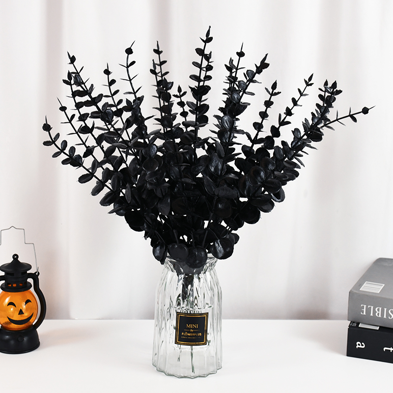 Black Eucalyptus Stems Faux Branches - Image 3