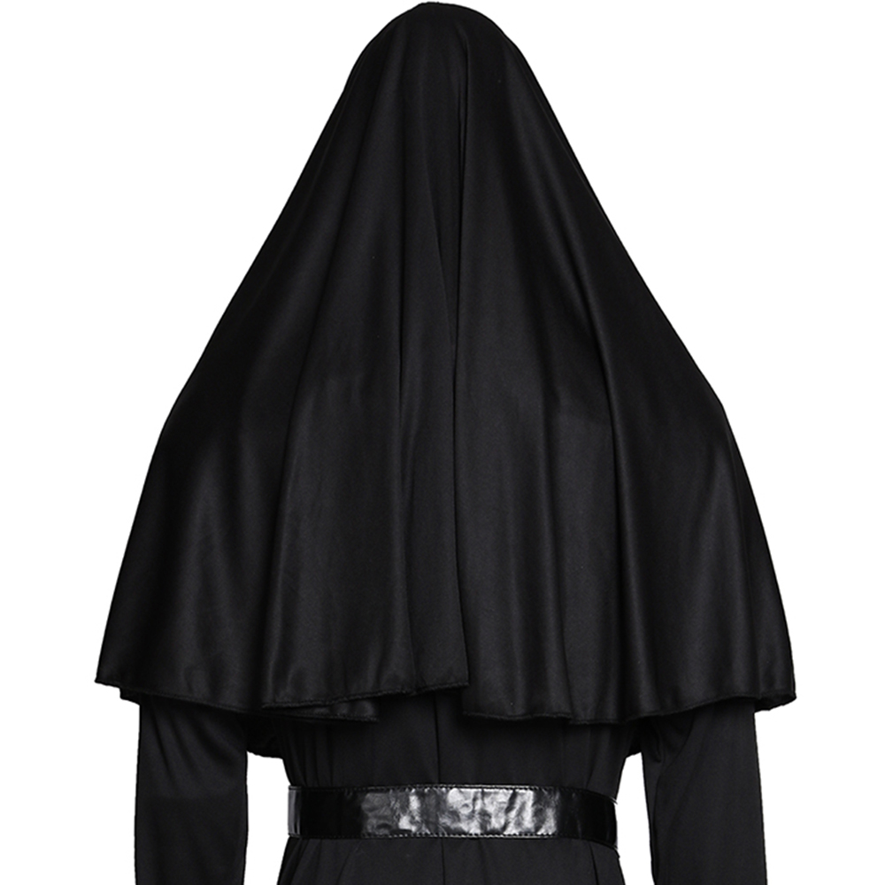 Valak The Nun Cosplay Mask – Scary Halloween Terror Costume Prop - Image 3