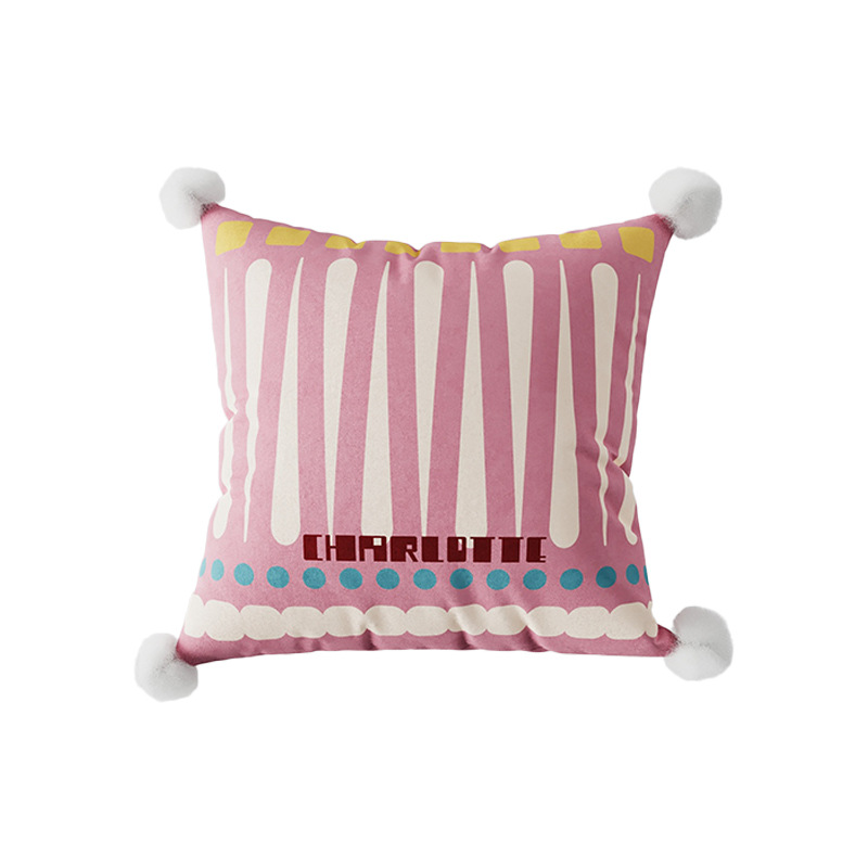 Pink Stripes 45x45cm