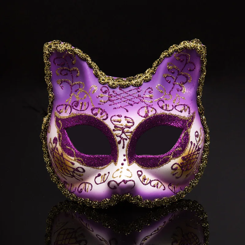 Venetian Half Face Masquerade Hallowee Mask - Image 4