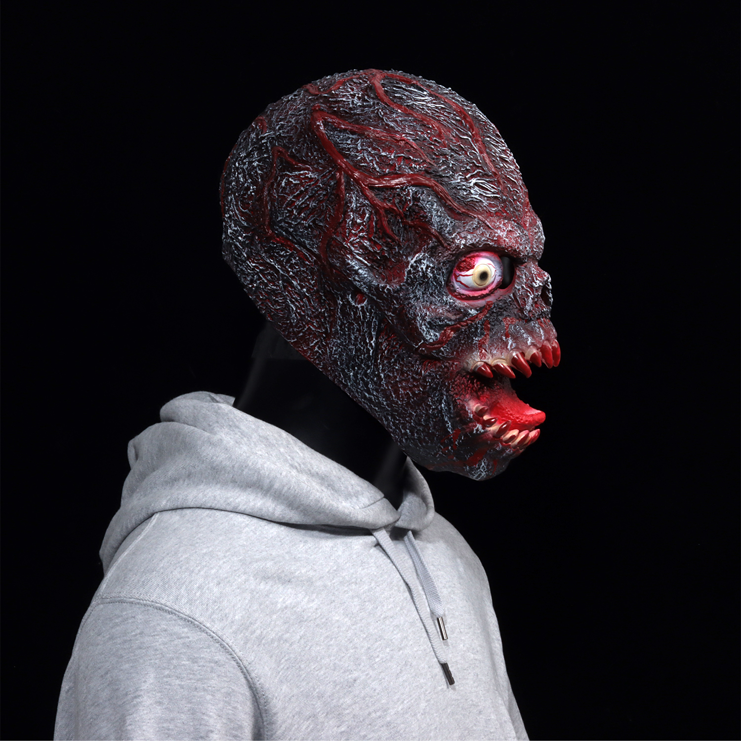 Zombie Skull Mask Halloween Costume - Latex Horror Demon Skeleton Mask - Image 5