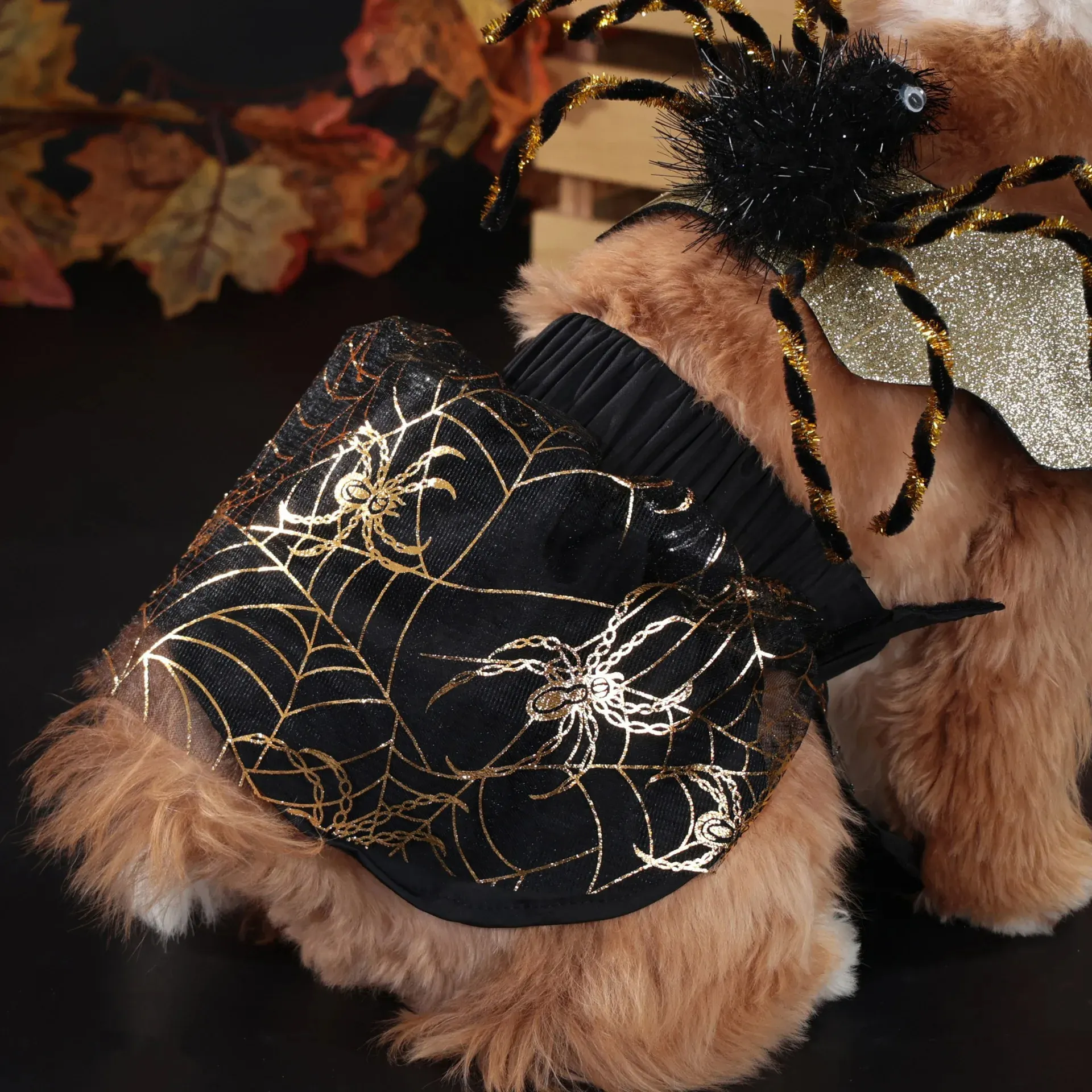 Spider Dog Costume - Funny Pet Halloween & Cosplay Outfit with Wings - Image 3