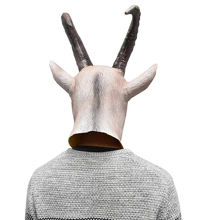 Full Overhead Goat Antelope Mask for Halloween & Costume Parties - Image 6