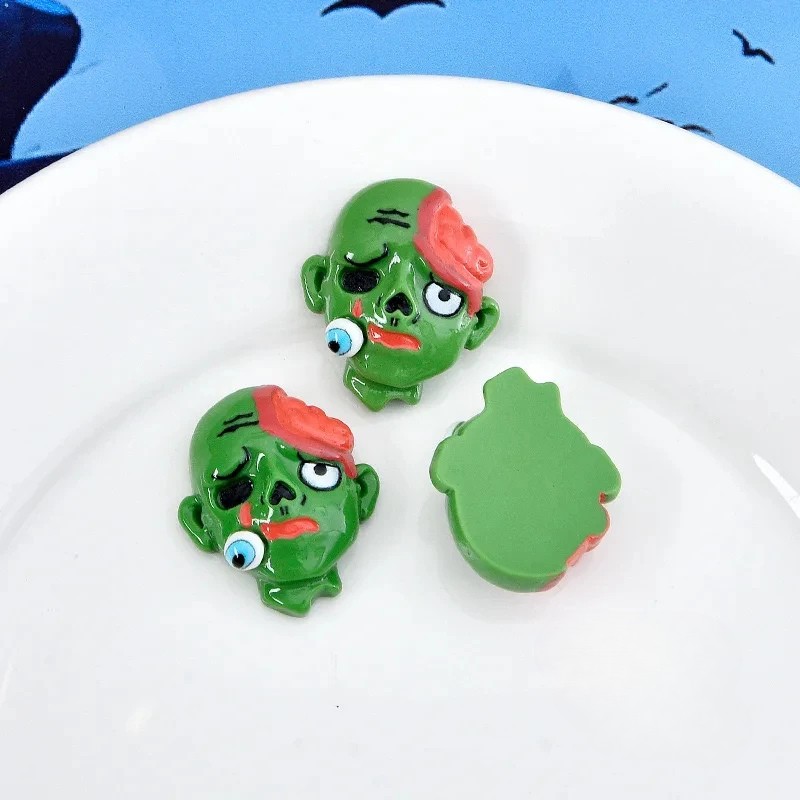 10Pcs Cute Resin Halloween Flat Backs for DIY Crafts & Jewelry Making - Image 4