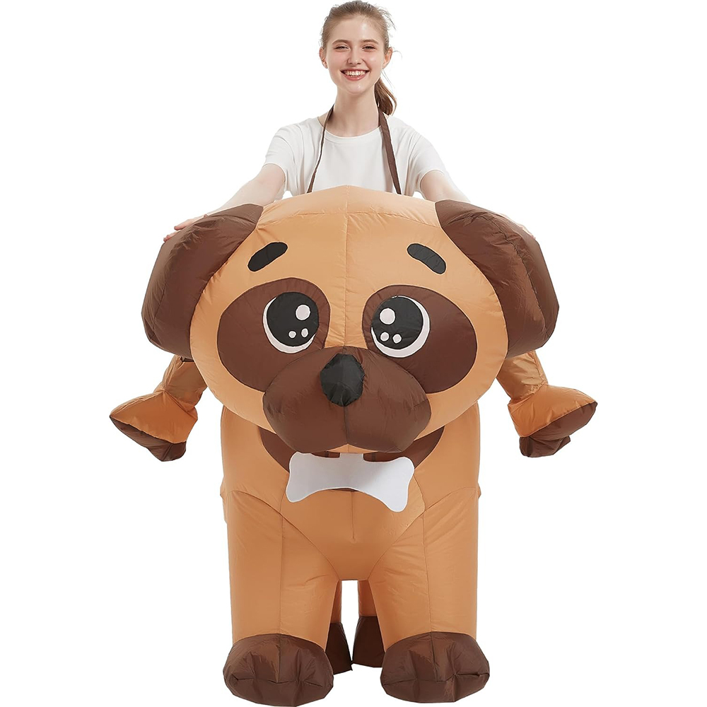 Inflatable Pug Dog Costume for Adults - Image 4