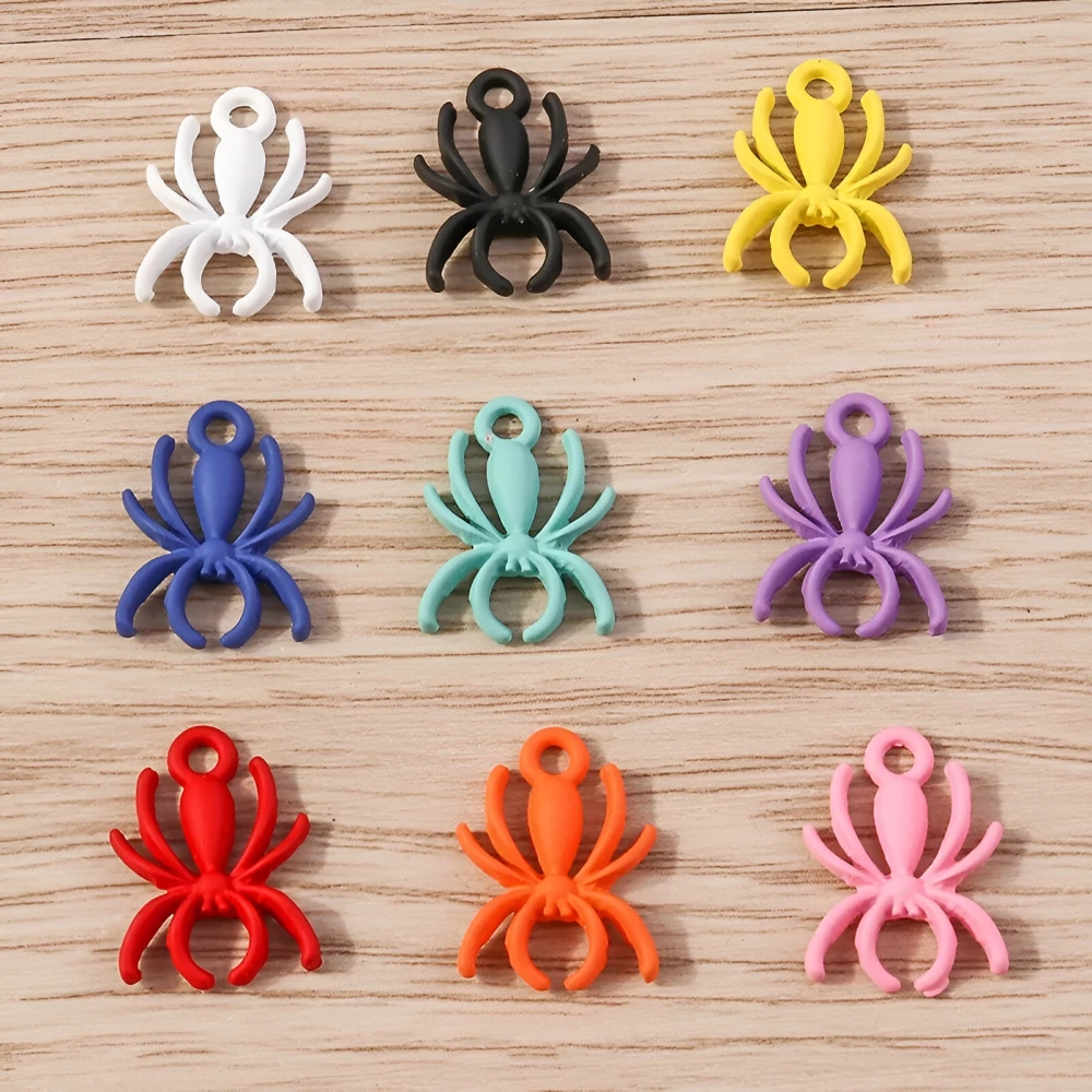 Halloween Spider Charms - DIY Jewelry Making Accessories - Image 2