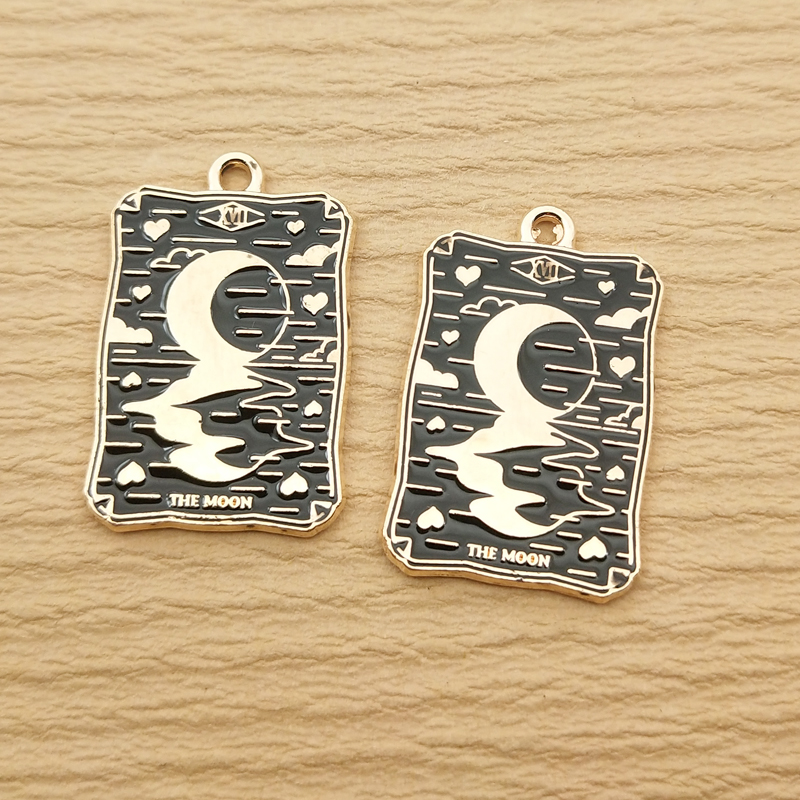 10pcs Sun & Moon Charms for Jewelry Making - Image 6