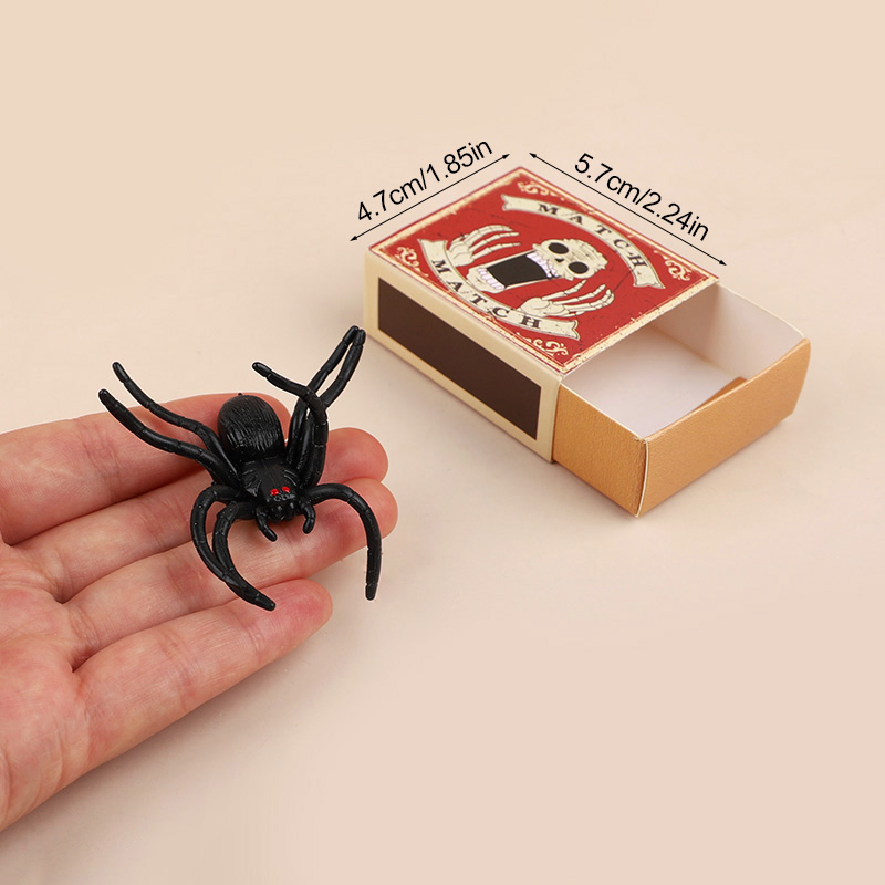2-10Pcs Trick Spider Scare Box - Halloween Prank Toy Decorations - Image 5