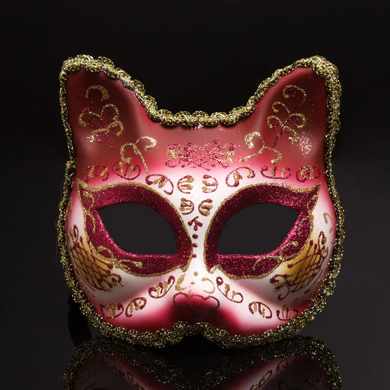 Venetian Half Face Masquerade Hallowee Mask - Image 3