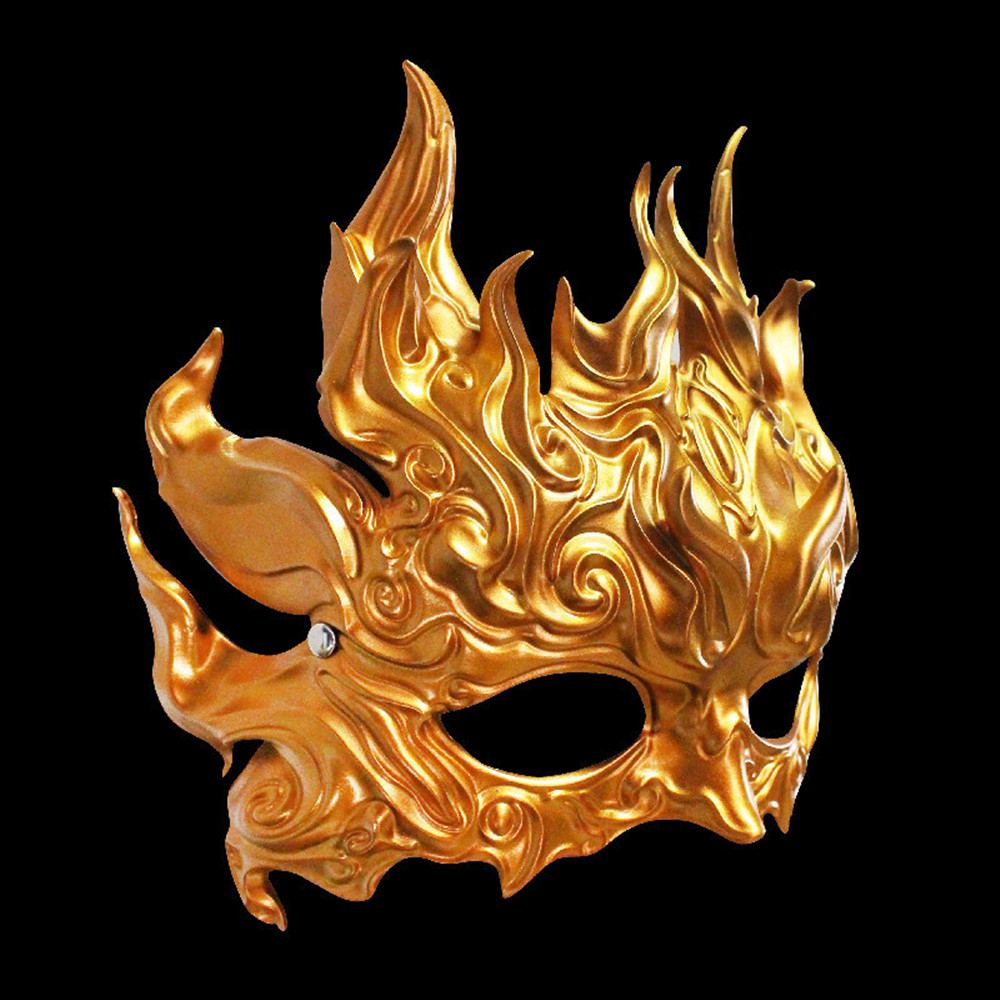 Halloween Resin Half Face Mask for Cosplay, Costume Parties & Masquerades - Image 2