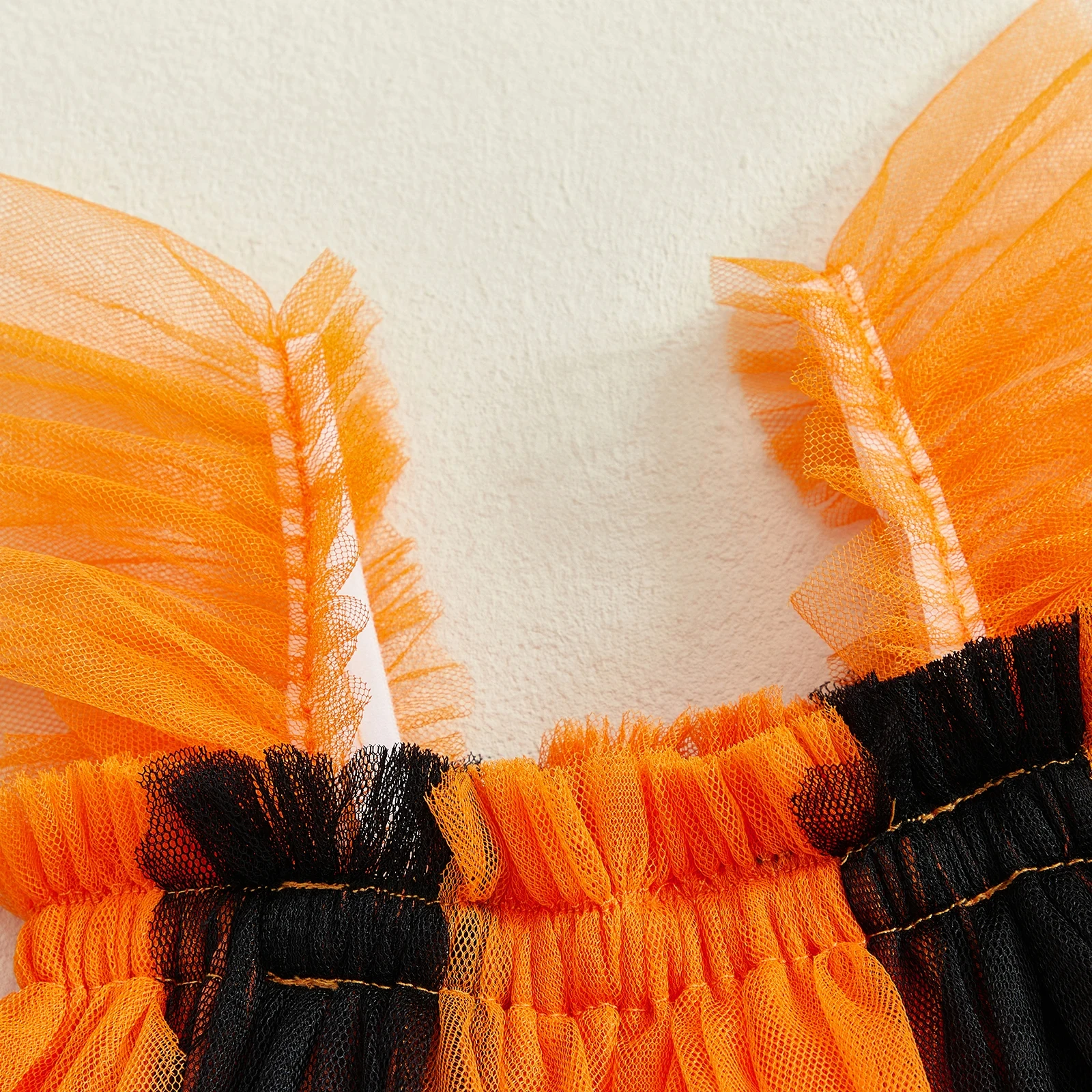 Toddler Baby Girls Halloween Tulle Dress with Pumpkin/Spider Patch - Image 6