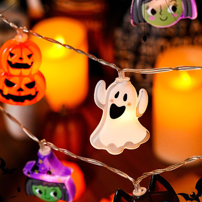 Halloween LED String Lights Pumpkin Ghost Spider Decoration 3M - Image 5