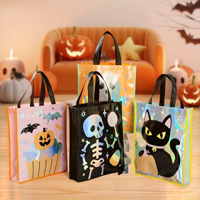 Halloween Trick or Treat Bags – Non-Woven Gift Bags with Festive Designs