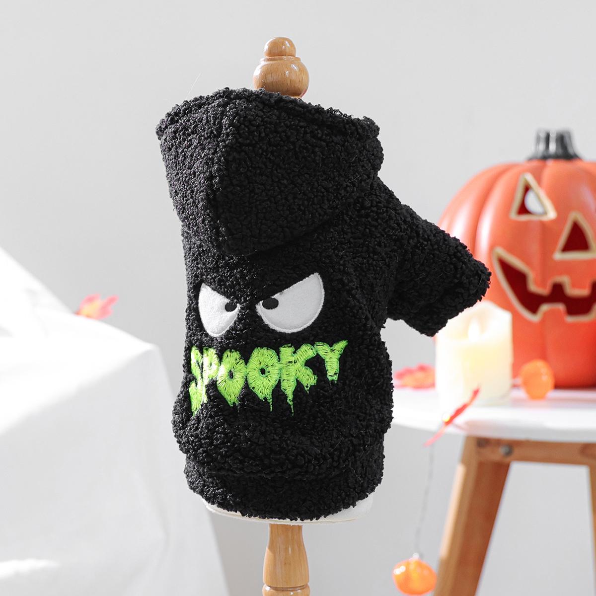Little Ghost Pet Hoodie – Warm Fleece Sweater for Dogs & Cats - Image 5