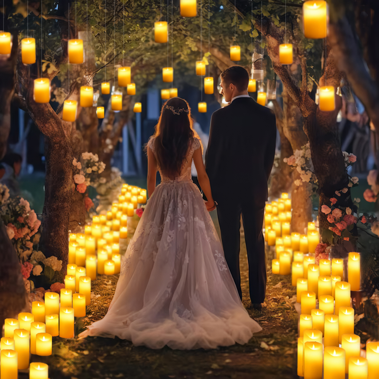 Flameless LED Pillar Candles with Remote Control & Timer - Image 6