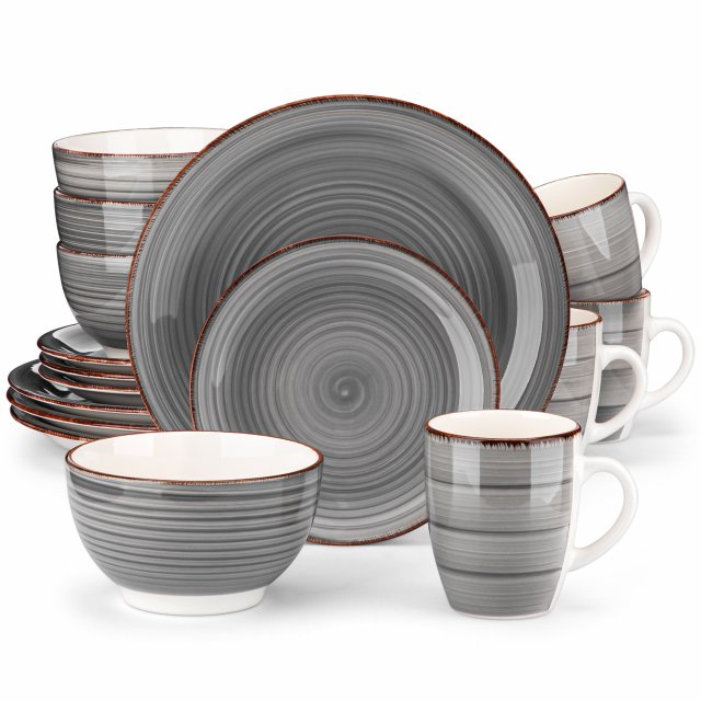 Vintage Ceramic Porcelain Dinner Set – Elegant Tableware with Plates, Bowls, Mugs