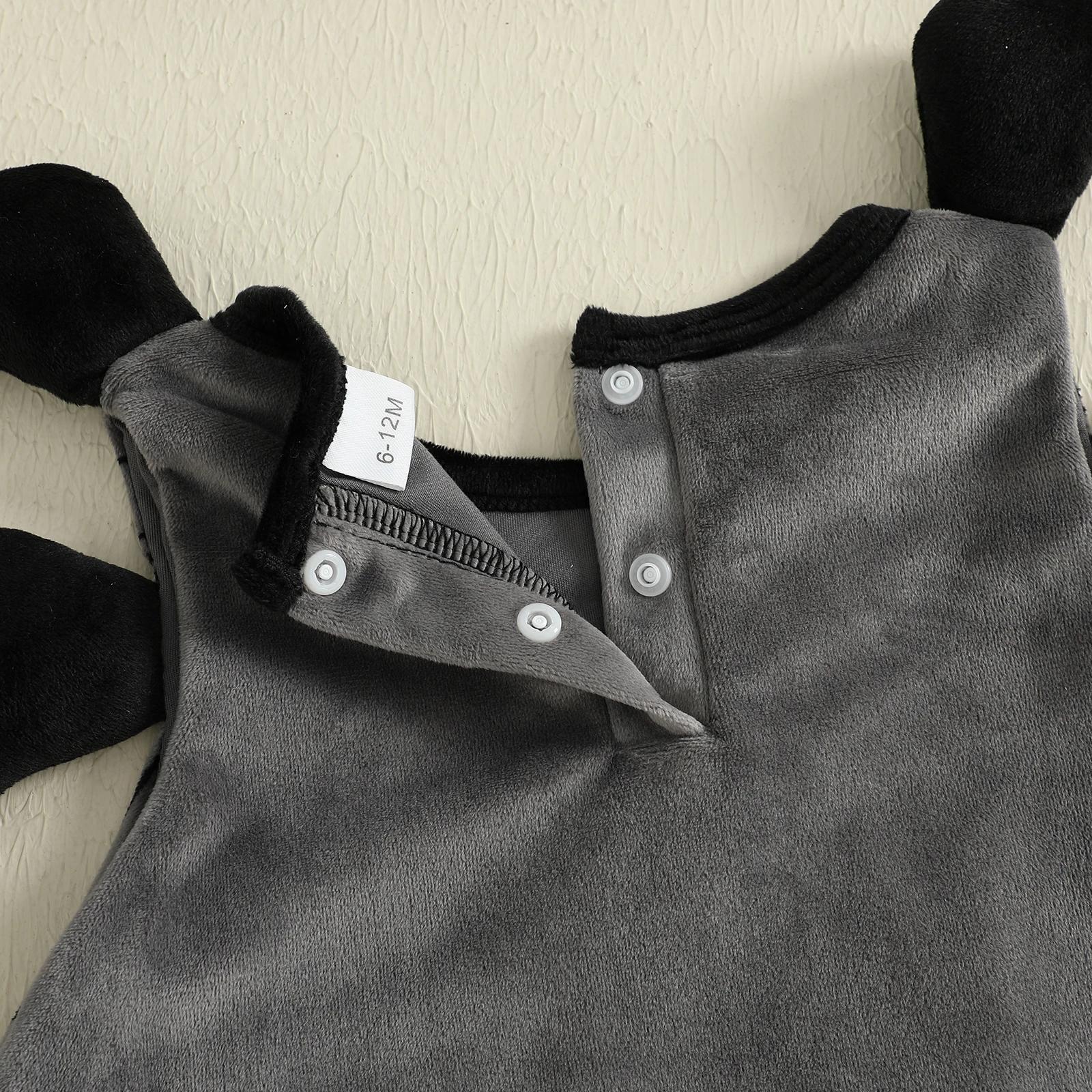 Infant Baby Halloween Spider Costume 3-Piece Set with Vest, Socks & Hat - Image 5