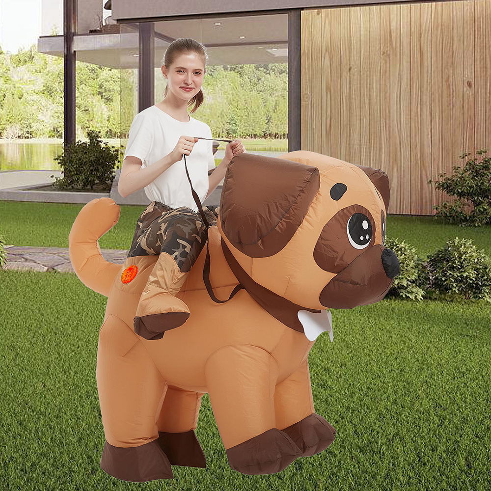 Inflatable Pug Dog Costume for Adults