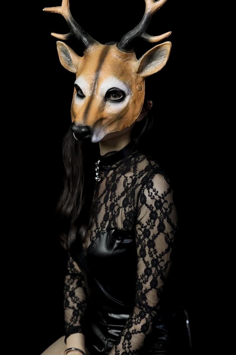 Adult 3D Animal PU Foam Deer Mask for Carnival, Party & Role Play - Image 6