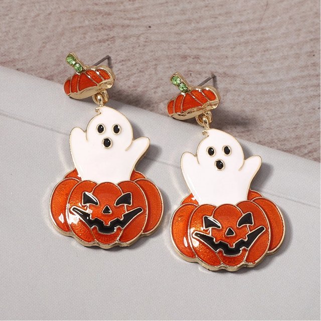 Halloween Pumpkin Earrings