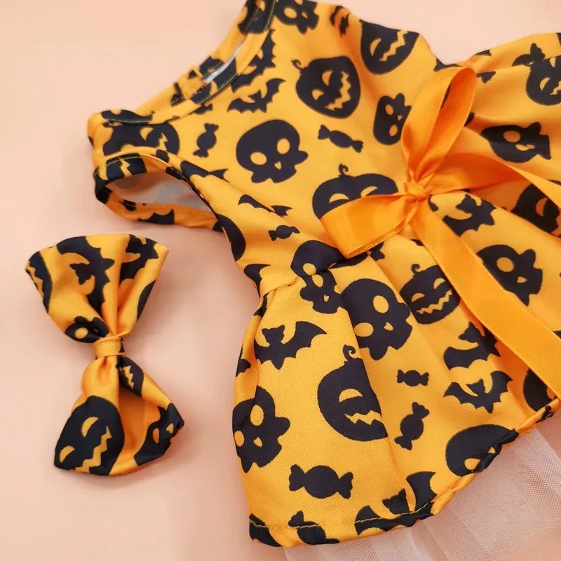 Halloween Pumpkin Dog & Cat Tutu Dress – Cute Pet Princess Costume - Image 7