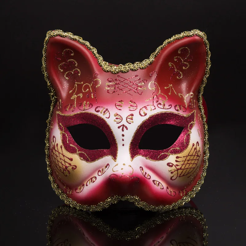 Venetian Half Face Masquerade Hallowee Mask - Image 5
