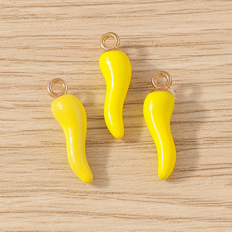 10pcs Colorful Resin Chili Pepper Charms 5x19mm for Jewelry Making DIY Crafts - Image 3