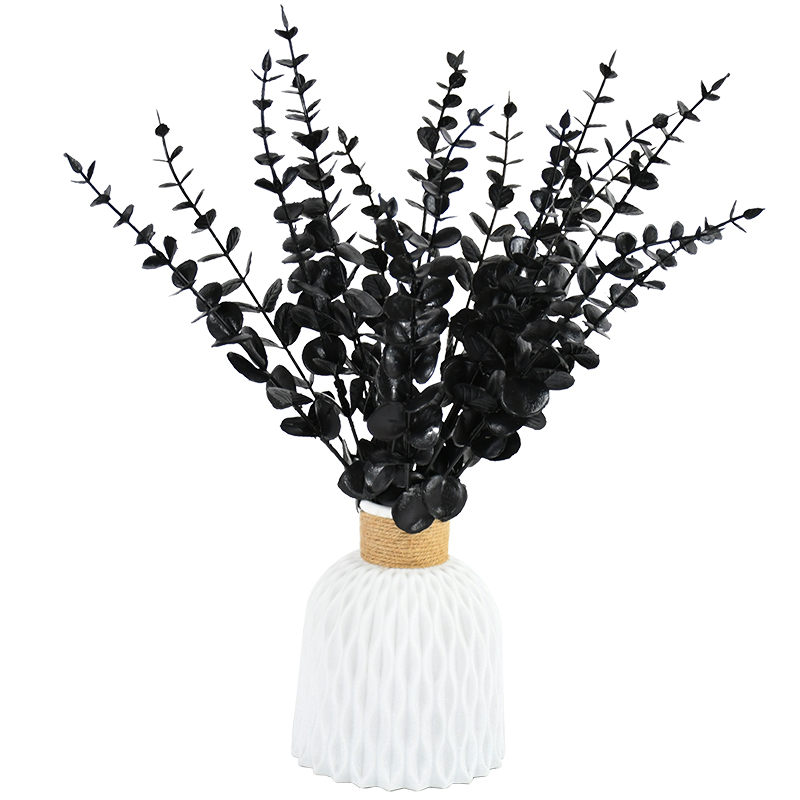 Black Eucalyptus Stems Faux Branches - Image 4